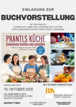Buchvorstellung "Prantls Küche. Gemeinsam kochen und genießen!"