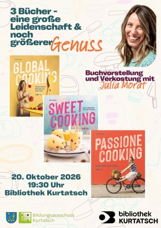 Julia Morat - Die Foodblogerin zu Gast in der Bibliothek Kurtatsch