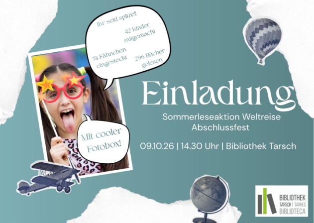 Sommerleseaktion Weltreise - Abschlussfest