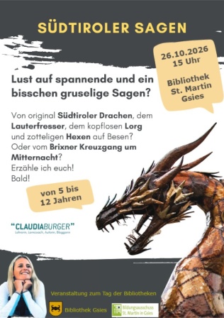 Südtiroler Sagen mit der Hexe Karlotte